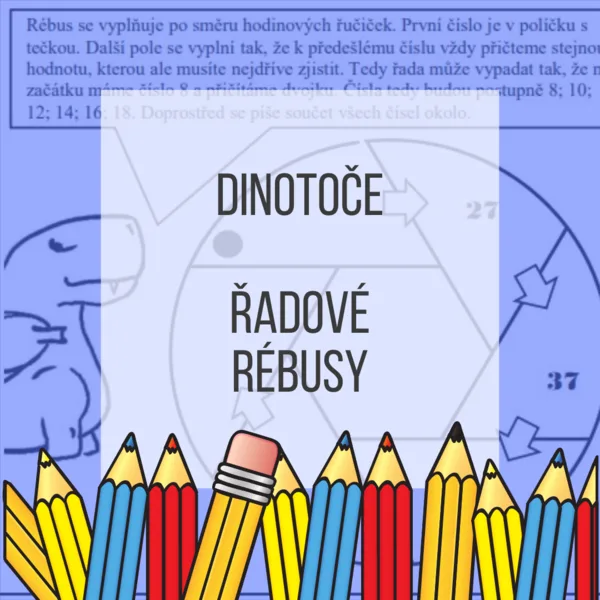 Dinotoče - řadové kolotočové rébusy 1