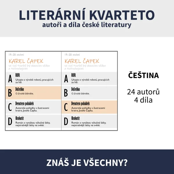 LITERÁRNÍ KVARTETO (česká literatura) 1