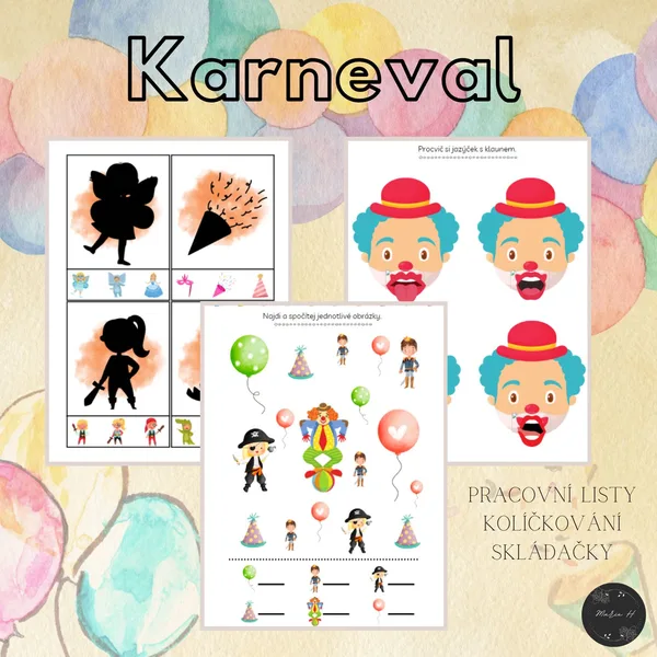 Karneval, soubor aktivit 1