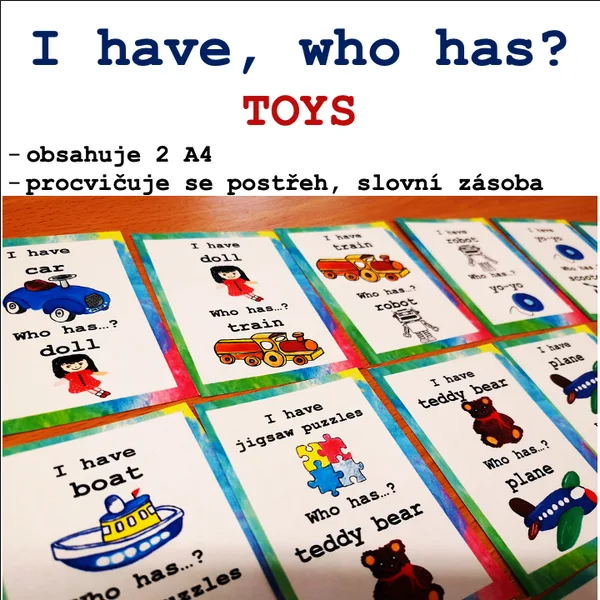 I have, who has? TOYS 1