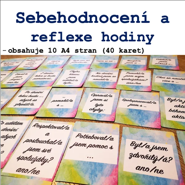 Sebehodnocení a reflexe hodiny 1