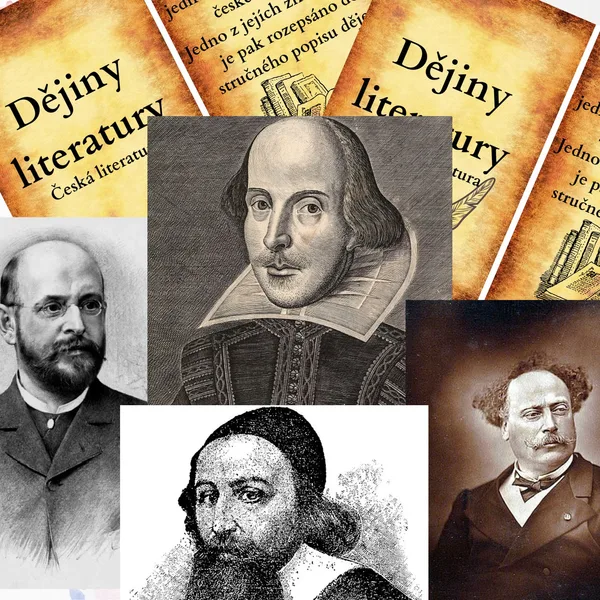 Dějiny literatury - výukové karty + aktivity + výpisky 1