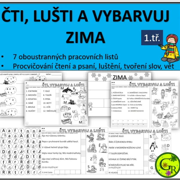 ČTI, LUŠTI A VYBARVUJ 1