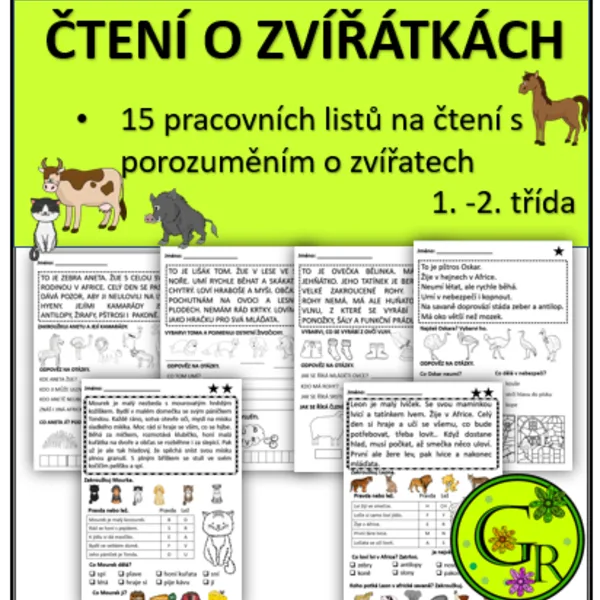 ČTENÍ O ZVÍŘÁTKÁCH 1
