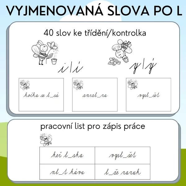 Vyjmenovaná slova po L 1