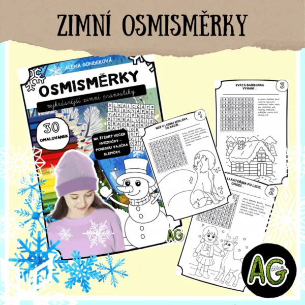 ZIMNÍ OSMISMĚRKY S LIDOVÝMI PRANOSTIKAMI a omalovánkou - 30 STRAN 1