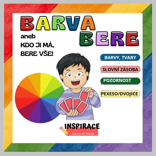 Karetní hra "BARVA BERE" 1