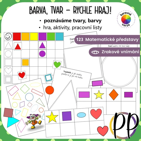Barva, tvar - rychle hraj! 1