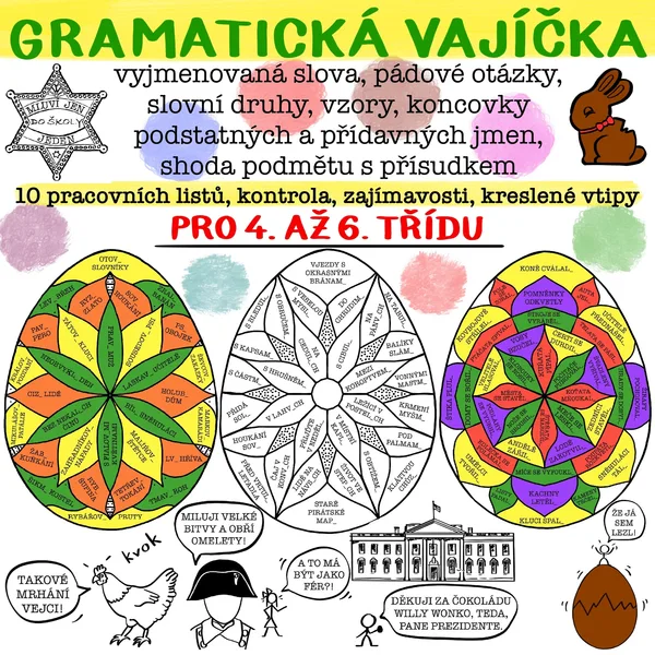 Jarní gramatická vajíčka - pro 4. až 6. ročník 1