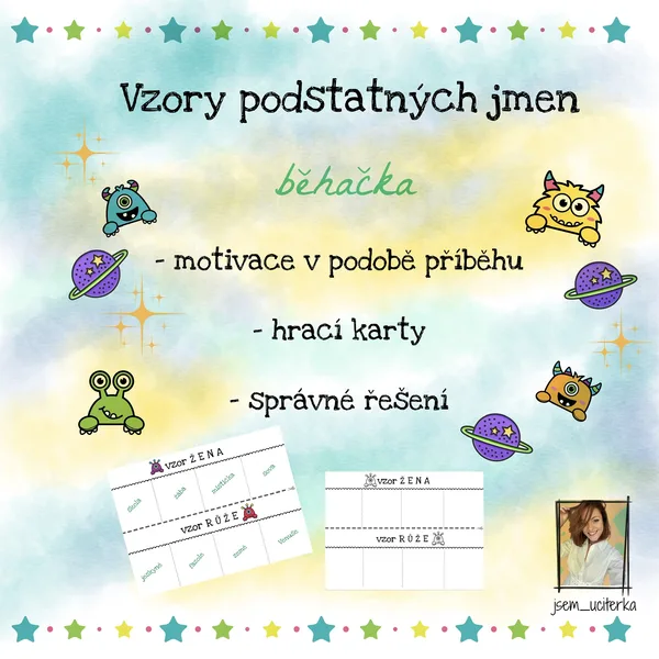 Vzory podstatných jmen  1