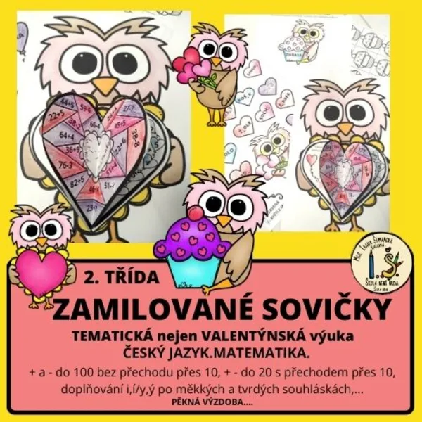Tematická nejen VALENTÝNSKÁ VÝUKA 2. TŘÍDA 1