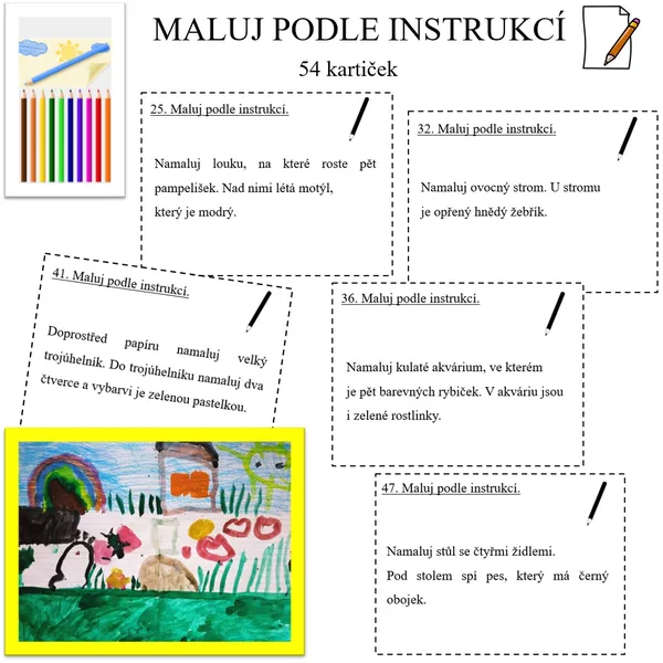 Maluj podle instrukcí 1