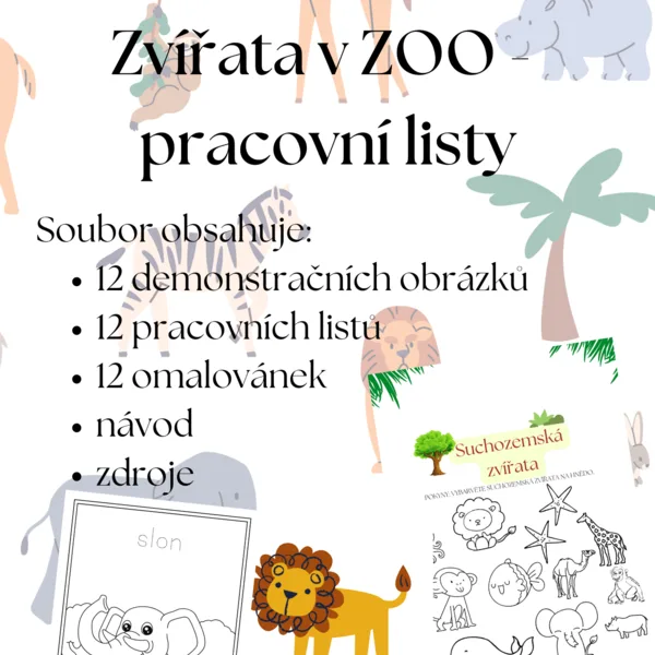 Zvířata v ZOO 1