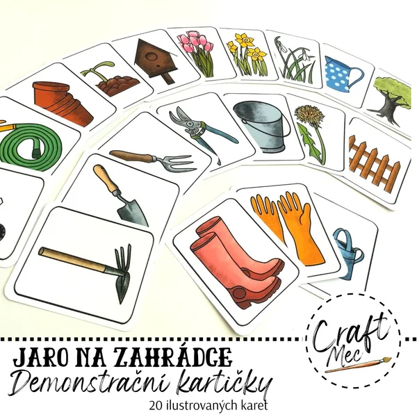 JARO NA ZAHRÁDCE - demonstrační kartičky 1