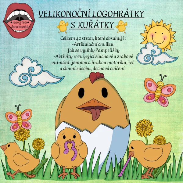 VELIKONOČNÍ LOGOHRÁTKY S KUŘÁTKY 1