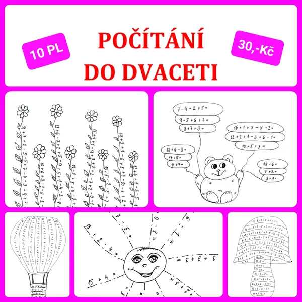 Počítání do 20 bez přechodu přes 10 1