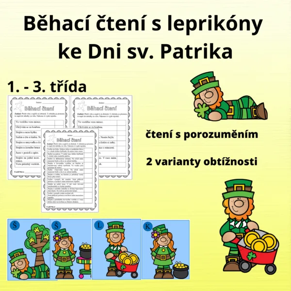 Běhací čtení s leprikóny ke Dni svatého Patrika 1