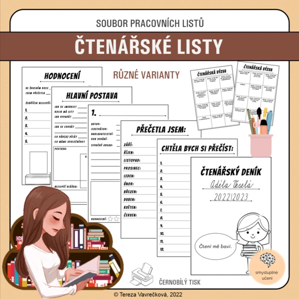 Čtenářský deník 1