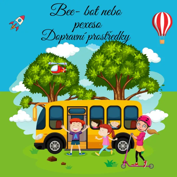 BEE-BOT nebo PEXESO - DOPRAVNÍ PROSTŘEDKY 🚕🚔🚓🚒 1