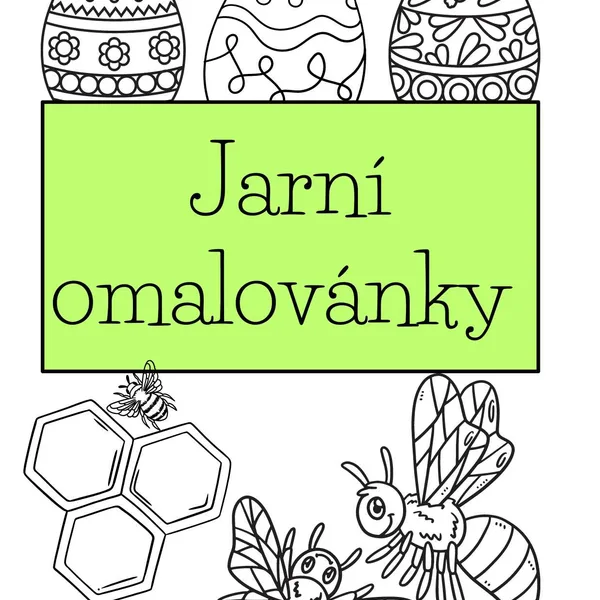 Jarní omalovánky 1