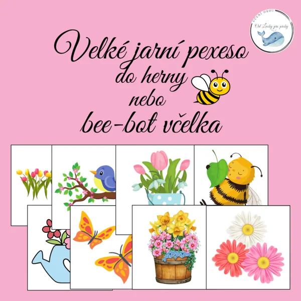 Velké jarní pexeso, bee-bot včelka 1