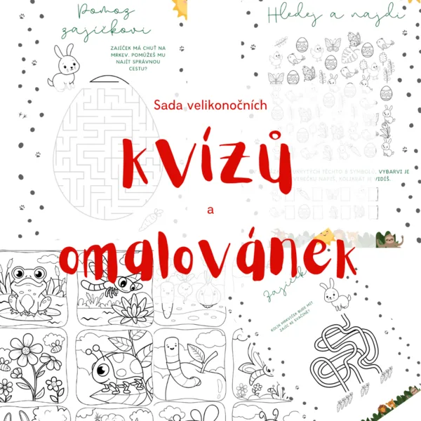Velikonoční kvízy a omalovánky 1