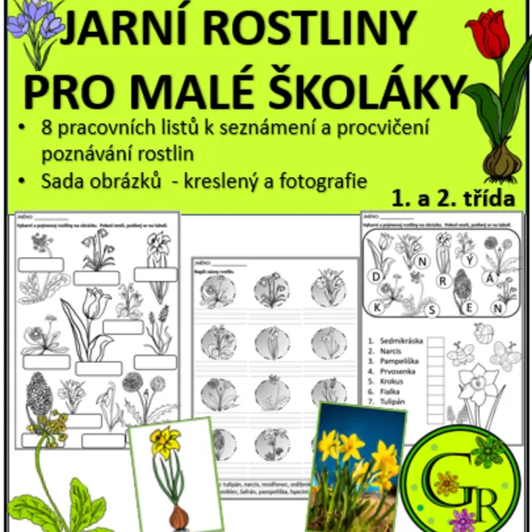 JARNÍ ROSTLINY PRO MALÉ ŠKOLÁKY 1