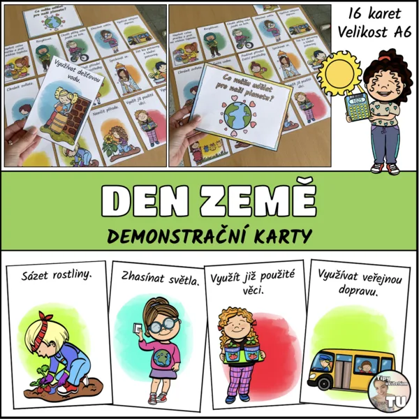 Den Země - demonstrační karty 1
