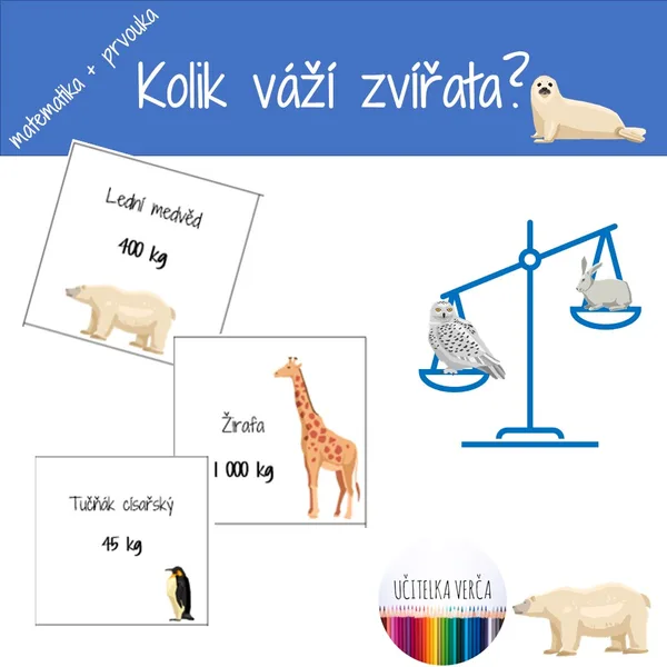 Kolik váží zvířata? 1