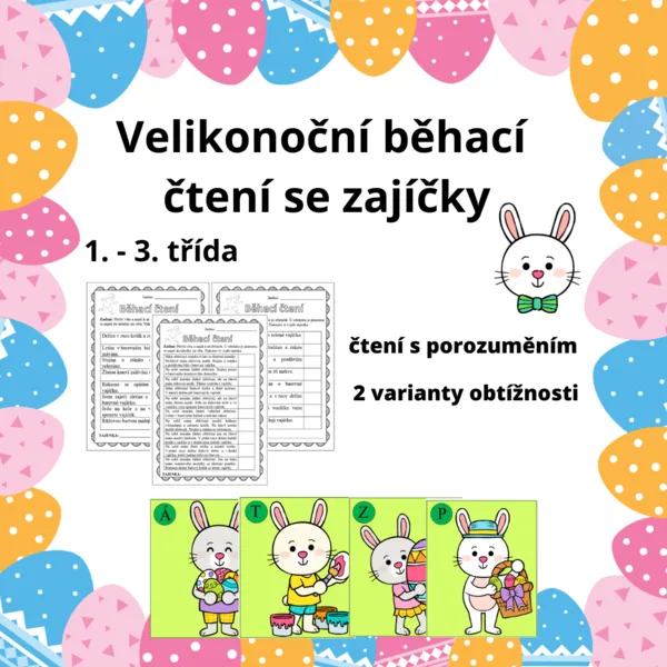 Velikonoční běhací čtení se zajíčky 1