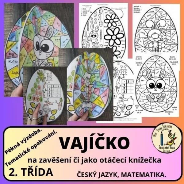 Vajíčko - 2. třída ČJ, M 1