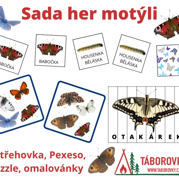 Sada her motýli 1