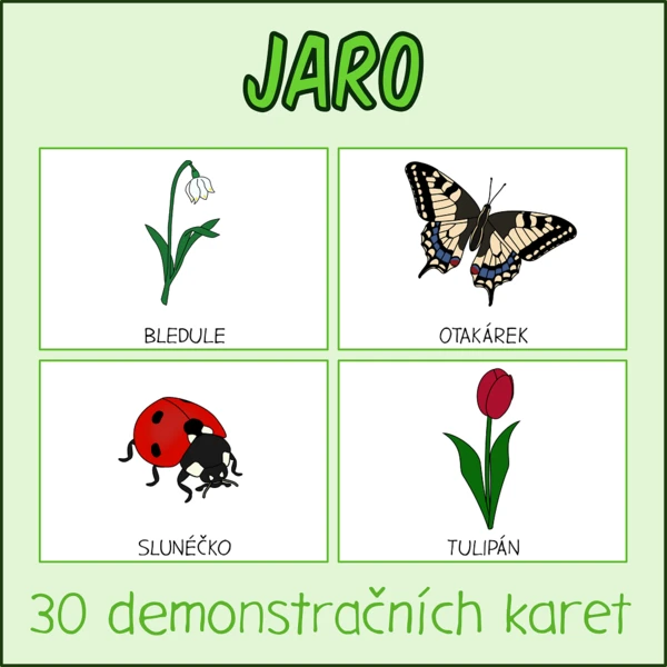 Jaro - Demonstrační karty 1