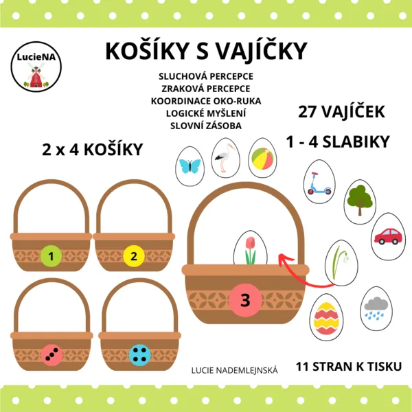 Košíky s vajíčky 1