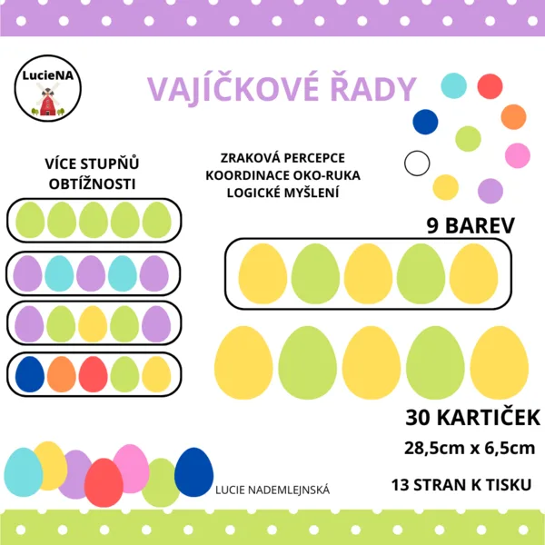Vajíčkové řady 1