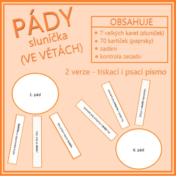 PÁDY - sluníčka (ve větách) 1