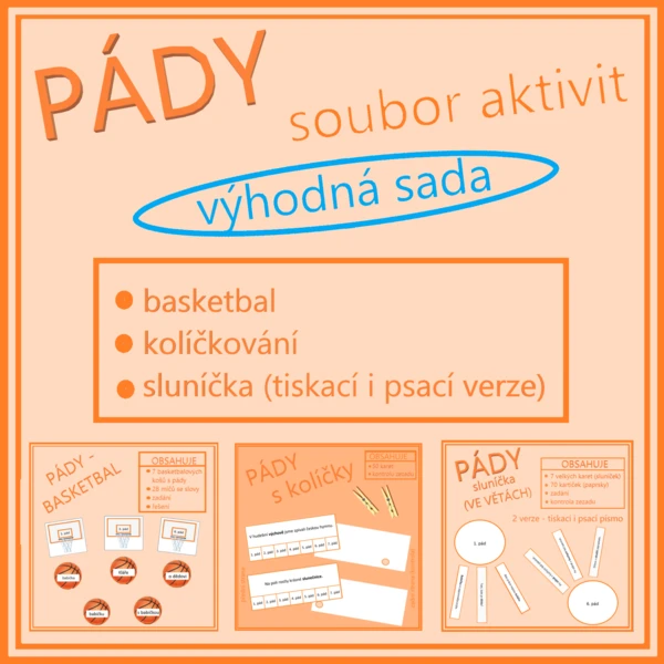 Pády - soubor aktivit 1