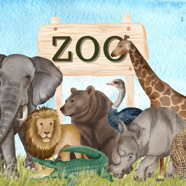 Zvířátka v ZOO 1