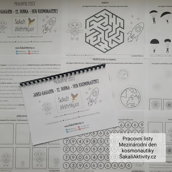 Pracovní listy/sada aktivit - MEZINÁRODNÍ DEN KOSMONAUTIKY 1