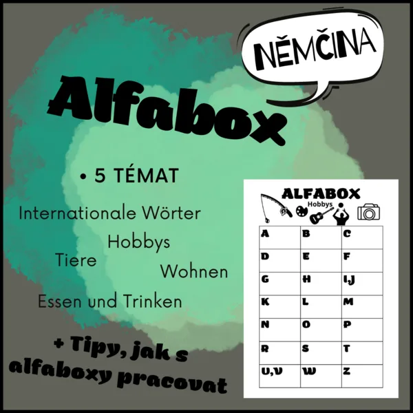 Alfaboxy - slovní zásoba 1