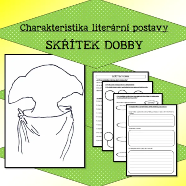 Skřítek Dobby - charakteristika literární postavy 1