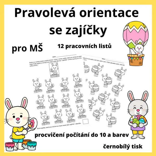 Pravolevá orientace se zajíčky 1