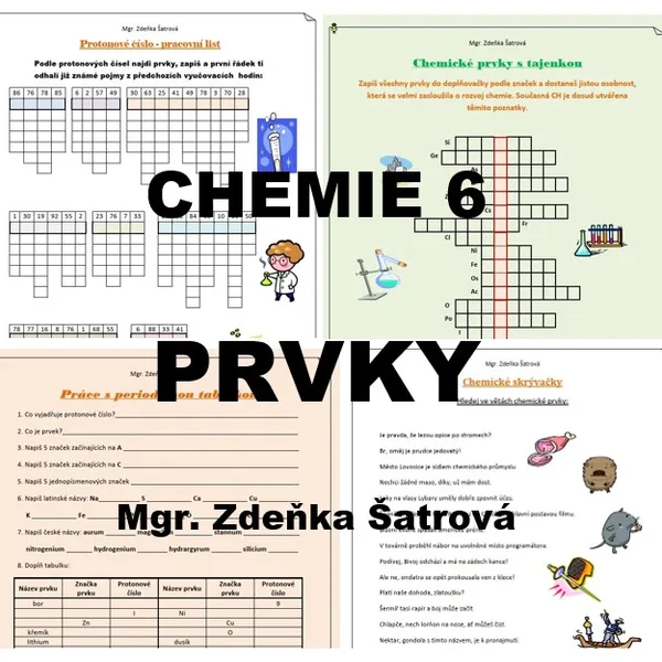 CHEMIE 6 - prvky 1
