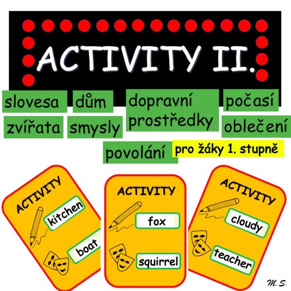 Aktivity II. / Activity II. 1