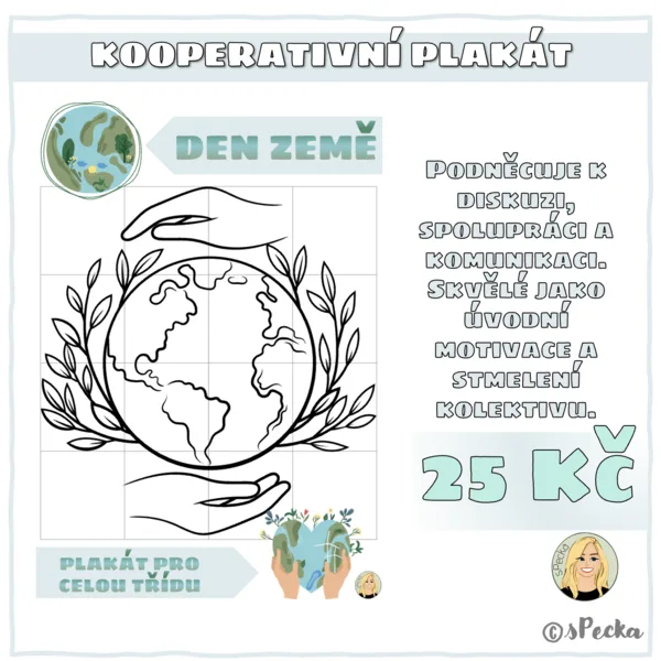 Den Země - kolektivní plakát 🌿 1