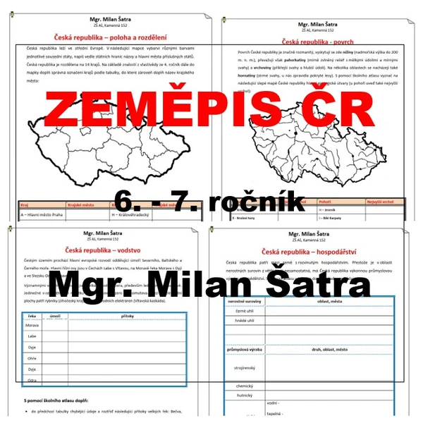 ZEMĚPIS ČR 1