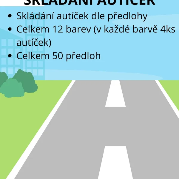 Nasedat jedeme! - skládání autíček 1