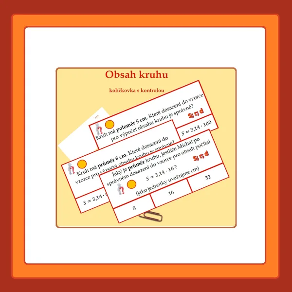 Obsah kruhu - kolíčkování s kontrolou 1