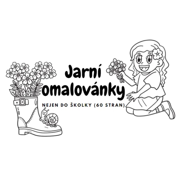 Jarní omalovánky 1