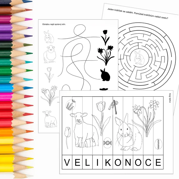 VELIKONOCE - PRACOVNÍ LISTY 1